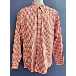 Brooks Brothers Men's Size L The Original Polo 346 Shirt 100% Cotton Long Sleeve